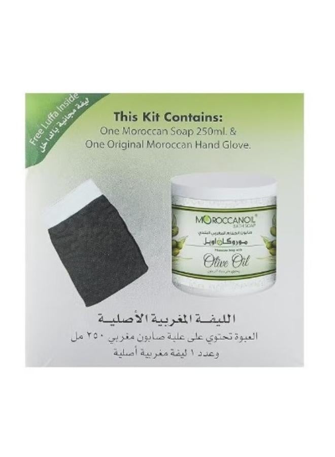 موروكان أويل صابون حمام زيت مغربي بزيت الزيتون 250 مل - Image 2